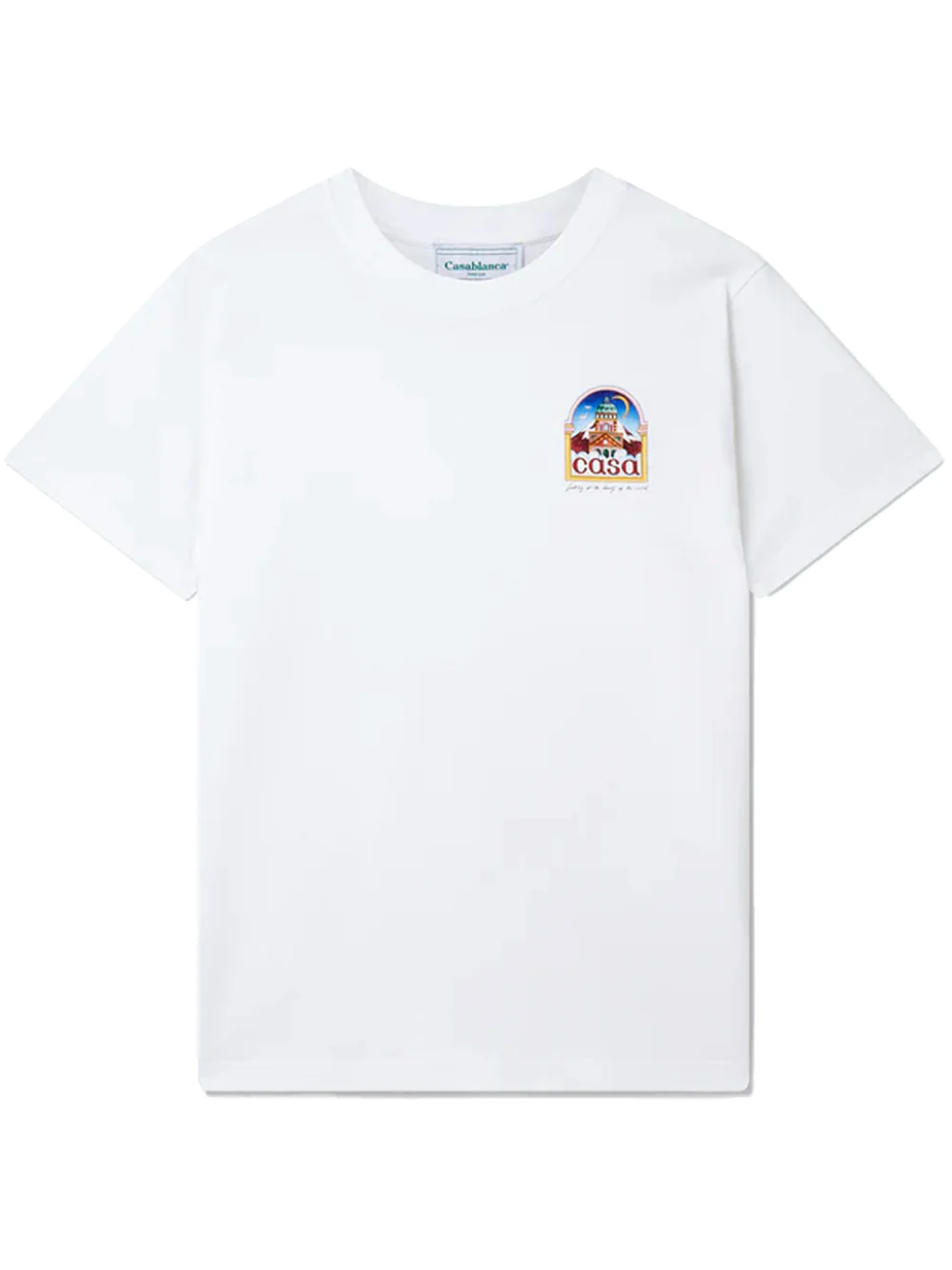 CASABLANCA VUE DE L'ARCHE T-SHIRT WHITE
