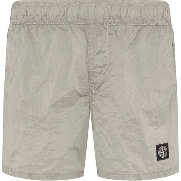 Stone Island Metal Swim Shorts Grig Verd