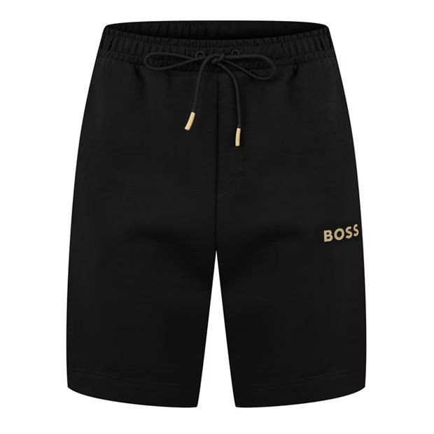 Hugo Boss Logo Sweat Shorts Set Black
