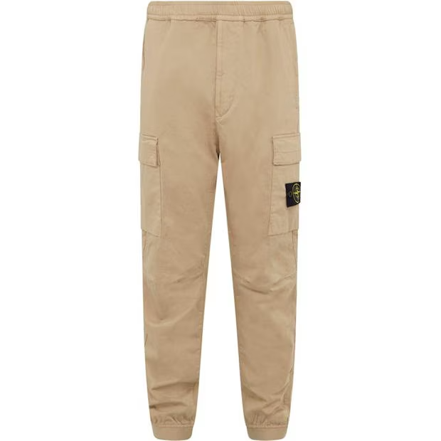 Stone Island Raso Cargo Pants Biscotto