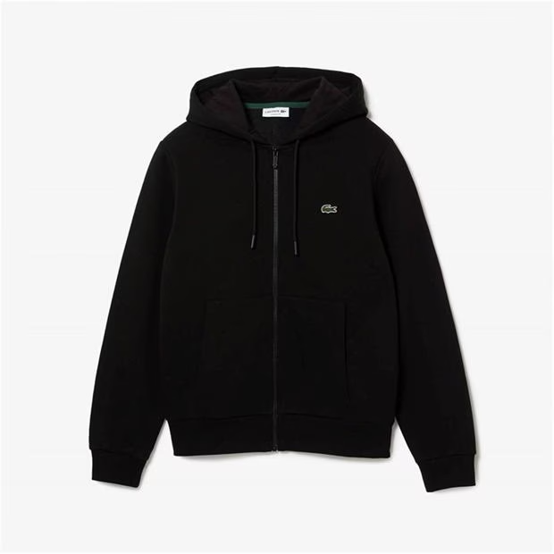 Lacoste Zip Hoodie Full Tracksuit Black