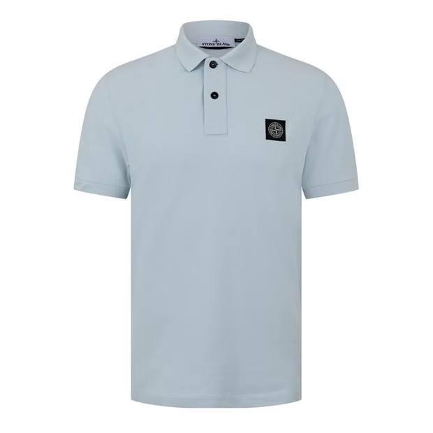 Stone Island Polo T Shirt Cielo
