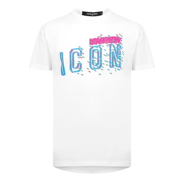 DSquared2 Icon Pixal T-Shirt White
