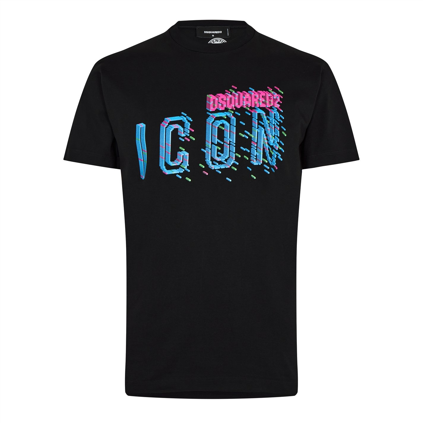 DSquared2 Icon Pixal T-Shirt Black