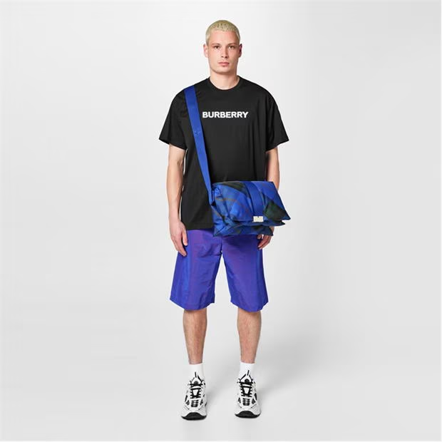 Burberry Harriston Logo T Shirt Black