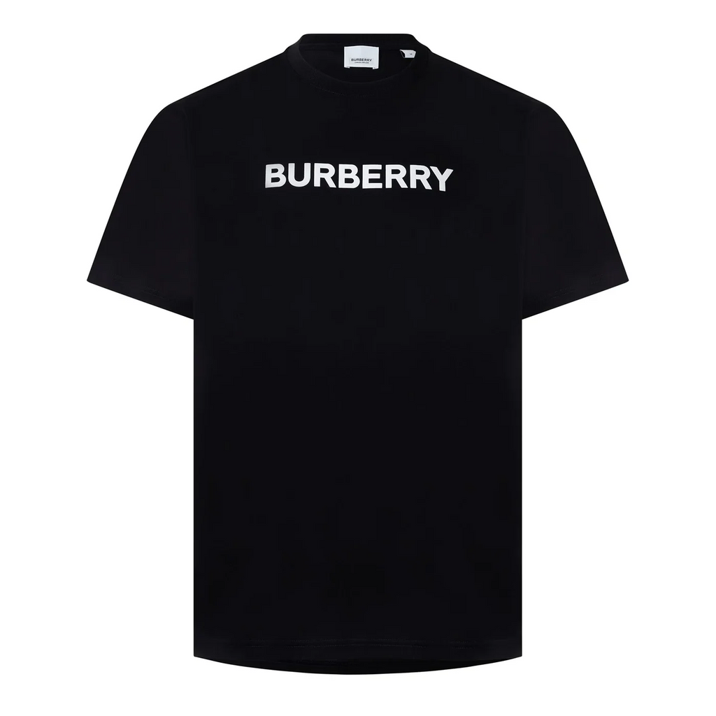 Burberry Harriston Logo T Shirt Black