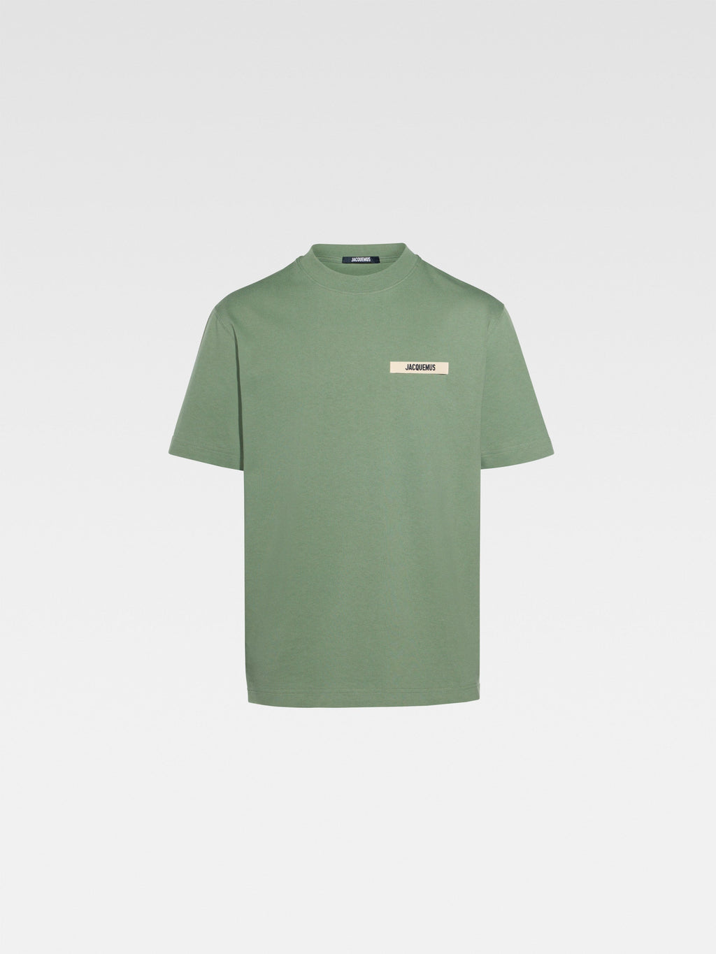 Jacquemus The Gros Grain Logo T Shirt Green