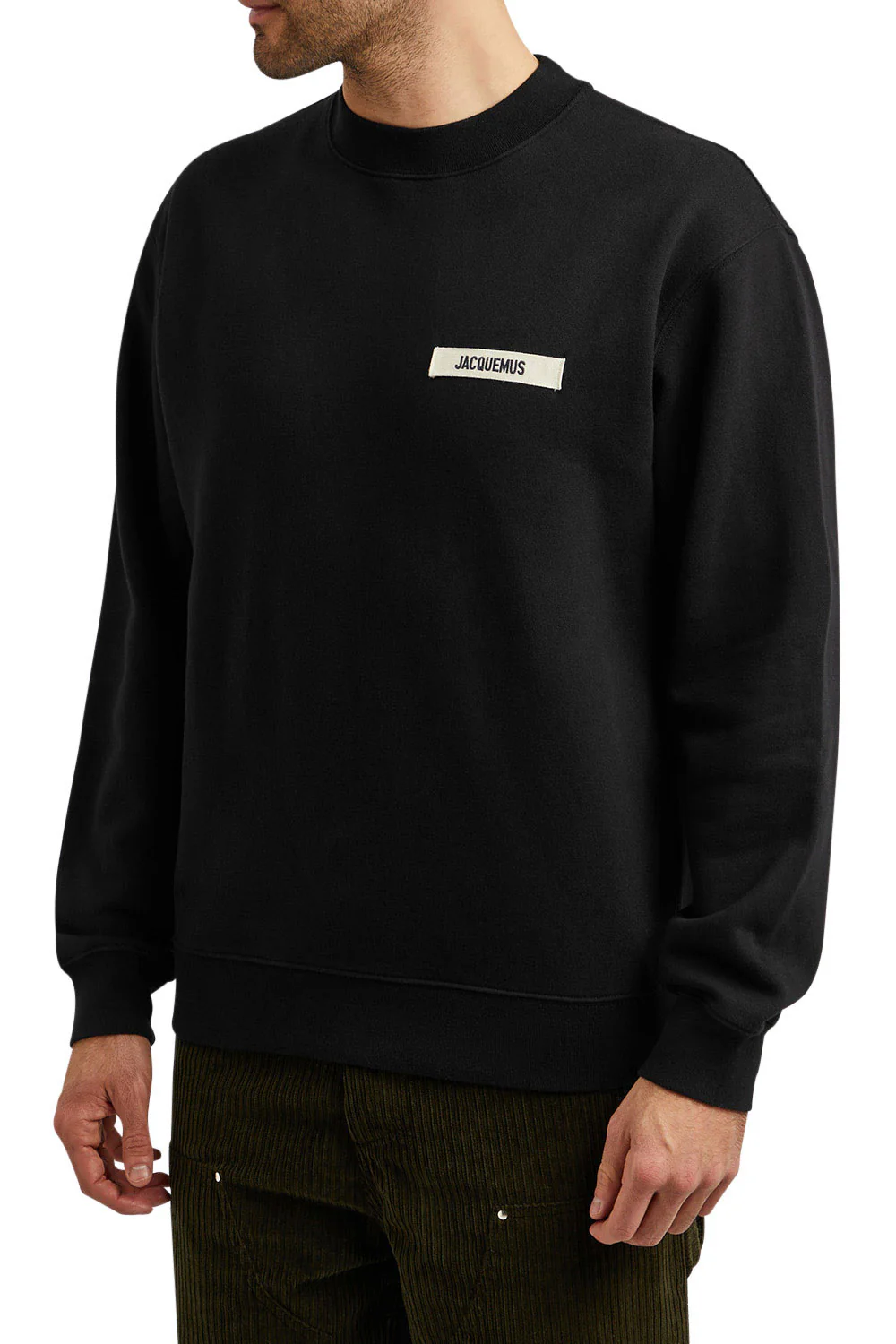 Jacquemus The Gros Grain Logo Sweatshirt Black