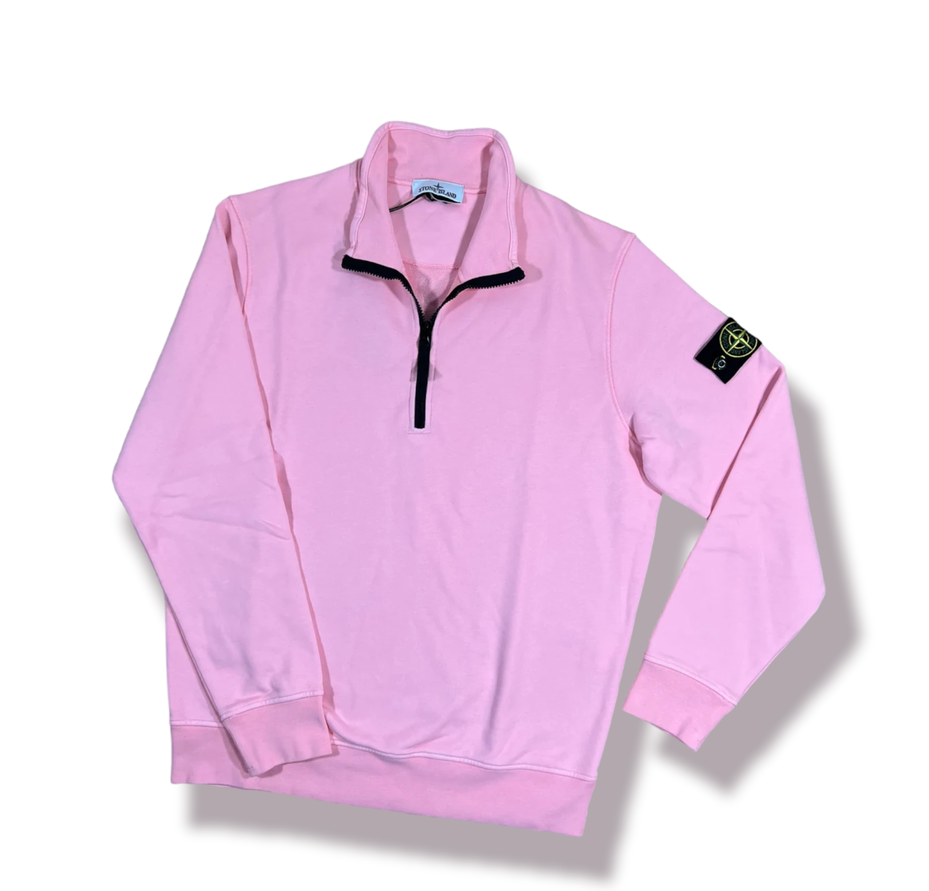 Stone Island Half Zip Jumper Rose
