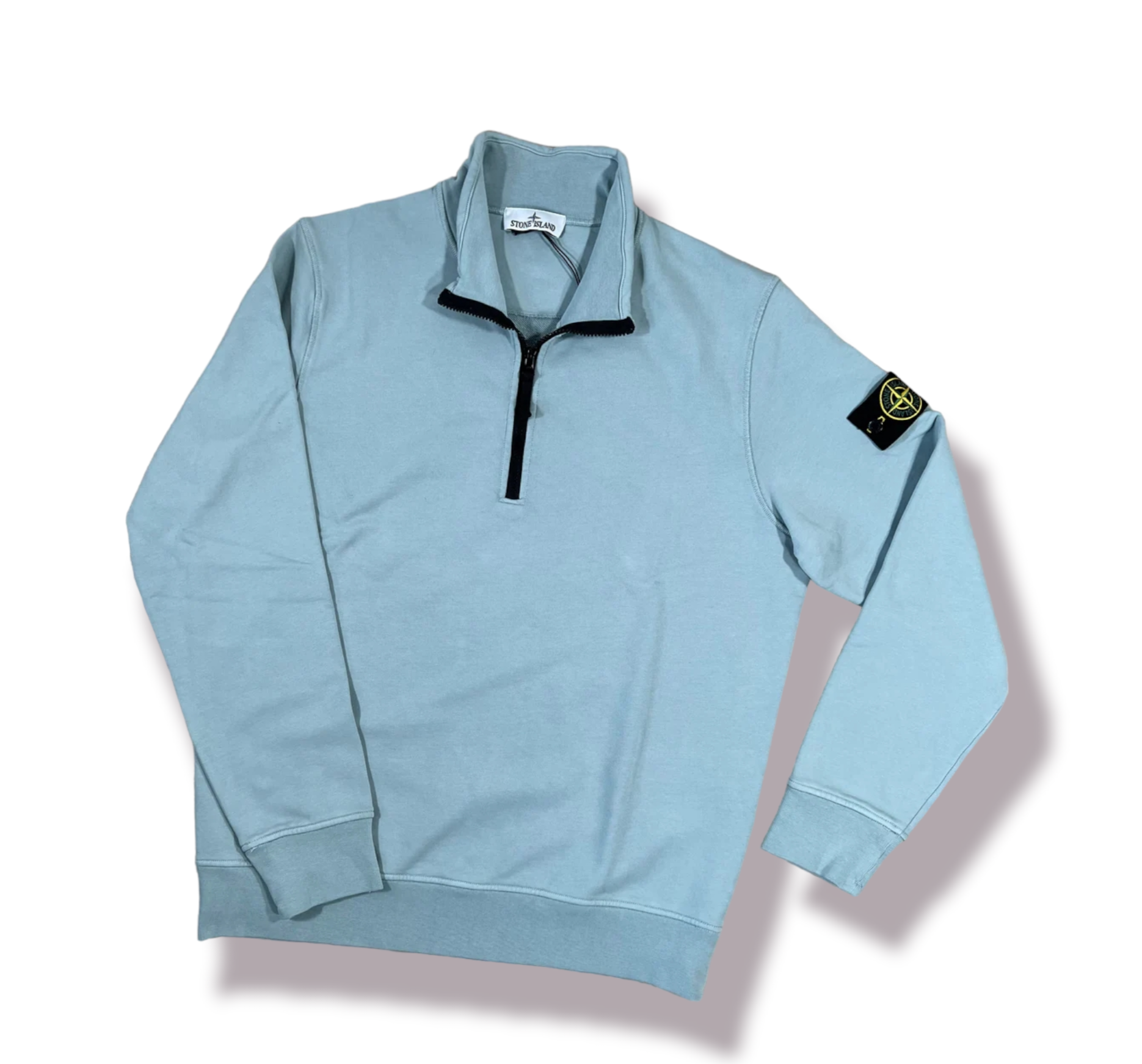 Stone Island Half Zip Jumper Sky