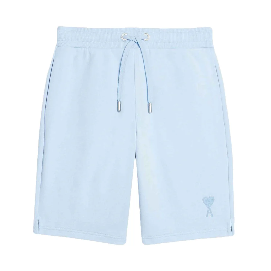 Ami Paris Classic Logo Shorts Sky