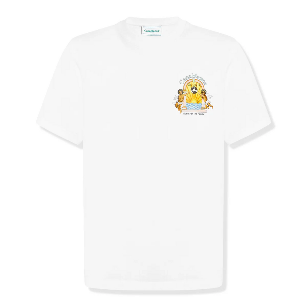 Casablanca Casa De Musique T Shirt White