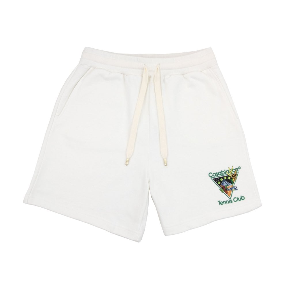 Casablanca Tennis Club Shorts Off White